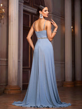 Elegant Corset Backless A-line Prom Dress